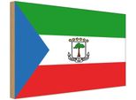 Vianmo Insegna In Legno 30X40 Cm Bandiera ÄQuatorialguineas Flag
