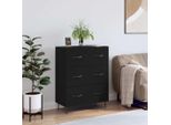 Maison Exclusive - Credenza Nera 69,5X34X90 Cm Materiale Ligneo