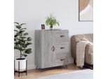 Maison Exclusive - Credenza Grigio Sonoma 69,5X34X90 Cm Materiale Ligneo