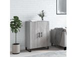 The Living Store Credenza Grigio Sonoma 69,5X34X90 Cm Materiale A Base Di Legno