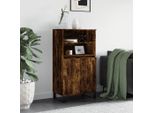 Maison Exclusive - Credenza Alta In Rovere Affumicato 60X36X110 Cm Materiale Ligneo