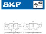 Set Pastiglie Freno Anteriori Skf Per Bmw 3 Berlina (E46) Vkbp 80723