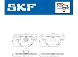 Set Pastiglie Freno Posteriori Skf Per Bmw 5 Berlina (E39) Vkbp 90946