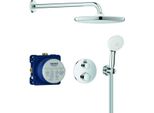Sistema Doccia A Incasso Grohe Grohtherm 34872 Con Fms Round/Smartbox/Soffione/Set Doccia Cromo