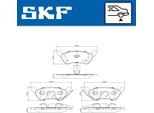 Set Pastiglie Freno Posteriori Skf Per Jeep Cherokee (Kj) Vkbp 90945