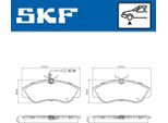 Set Pastiglie Freno Anteriori Skf Pastiglie Freno Per Fiat Ducato Furgone/Telaio (230) Vkbp 81030 E