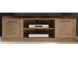 Mobiletto Tv Cozy 160X42X50Cm Rovere Rustico Semisolido A 2 Ante
