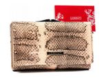 Portafoglio In Pelle Da Donna Lumarko Con Barra Grande E Clip!