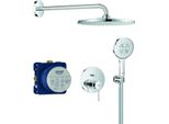 Grohe Essence Sistema Doccia A Incasso 2 Wu Soffione Doccia Rainshower Mono 310 Cromo