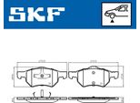 Set Pastiglie Freno Anteriori Skf Per Chrysler Voyager Iv (Rg, Rs) Vkbp 80915