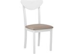 Sedia Da Pranzo Neya 2 - Bianco / Beige