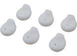 Inf Copri Punte Per Auricolari In-Ear In Silicone Per Samsung Galaxy S6/S7, Note5/Note7 Bianco