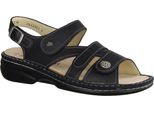 Finn Comfort Gomera Scarpe Da Donna, Sandalo Comodo, Pelle, Nero - Sandalo Da Donna, Comodo / Soletta Libera, Nero, Pelle (Sirio)
