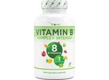 Complesso Vitaminico B Intenso - Tutte Le 8 Vitamine B + 3 Cofattori - 240 Capsule