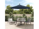 Maison Exclusive - Telo Di Ricambio Per Ombrellone Bianco Blu 350 Cm