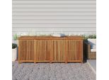 Vidaxl Cassapanca Da Giardino 200X80X75 Cm In Legno Massiccio Di Acacia - Cassapanca Da Giardino - Cassapanca Da Esterno - Cassapanca Da Giardino