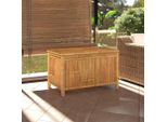 The Living Store Cassapanca Da Giardino 90X52X55 Cm Bamboo