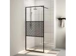 The Living Store Schermo Doccia Per Cabina Doccia Con Vetro Trasparente Esg 115X195 Cm