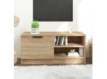 Mobile Tv Vidaxl Rovere Sonoma 80X35X36,5 Cm Materiale A Base Di Legno - Mobile Tv - Mobili Tv - Porta Tv - Mobili Tv