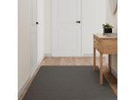 The Living Store Tappeto Runner Antracite 100X180 Cm