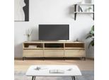 Maison Exclusive - Mobile Tv In Rovere Sonoma 150X30X44,5 Cm Materiale Ligneo