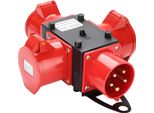Distributore Di Corrente Da Cantiere Jopassy Distributore Di Corrente Cee IP44 Per Cantiere 3 X Cee 400V / 32A Presa 5P