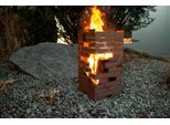 Cesto Da Fuoco In Metallo Con Aspetto Di Mattone In Acciaio Inossidabile Decorazione Di Ruggine Decorazione Da Giardino Pozzo Del Fuoco