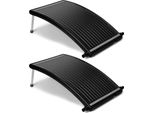 Tolletour 2X Riscaldatore Solare Collettore Solare Riscaldatore Piscina Acqua Calda 110X69X14Cm
