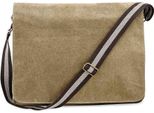 Quadra - Borsa Messenger, Vintage PC6486 (Taglia Unica) (Colore Sabbia)