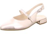 Gabor 41502-62 Scarpe Da Donna, Fionda, Pelle, Polvere (Metallizzata) - Sandalo Da Donna / Fionda, Multicolore, Pelle (Raso Met.), Altezza Tacco: 20 Mm