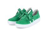 Gabor 43.333 Scarpe Da Donna - Scarpe Sportive Slip-On - Scarpe Basse Verde Tempo Libero Nuovo
