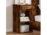 Maison Exclusive - Comodini 2 Pz. Rovere Affumicato 35X34X65 Cm Materiale Ligneo
