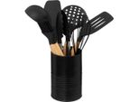 Set Di Utensili Da Cucina 7 Pezzi Nero