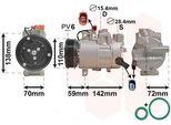 Van Wezel 0300K411 - Compressore Aria Condizionata Oe 8K0260805Q Per A5 (8T), A5 (8F), A4 (8K)