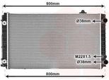 Van Wezel 03002099 - Oe 4D0121251 Radiatore, Raffreddamento Motore Per A8 (4D)