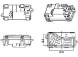 Mahle Abr 5 000S - Oe 4F0 820 521 A Regolatore, Soffiatore Interno Per A6 (4F), R8 (42)