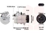 Van Wezel 0600K384 - Compressore Aria Condizionata Oe 64526956716 Per Serie 1 (E81), Serie 1 (E87), Serie 1 (E88), Serie 1 (E82), Serie 3 (E90), Serie 3 (E93), Serie 3 (E92), X1 (E84), Serie 3 (E91)