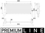 Mahle Cr 2313 000P - Radiatore Oe 17117617633, Raffreddamento Motore Per Serie 2 (F45), X1 (F48)