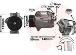 Van Wezel 3700K437 - Compressore Aria Condizionata Oe 13124752 Per Astra H, Zafira B