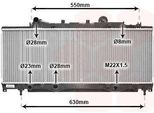 Van Wezel 17002149 - Oe 71736186 Radiatore, Raffreddamento Motore Per Punto
