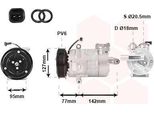 Van Wezel 1800K469 - Compressore Aria Condizionata Oe 1578424 Per Transit