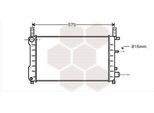 Van Wezel 18002198 - Oe 6615073 Radiatore, Raffreddamento Motore Per Fiesta Iii