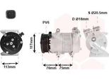 Van Wezel 0200K185 - Compressore Aria Condizionata Oe LR009794 Per Galaxy (WA6), Mondeo Iv, S-Max (WA6), Freelander 2 (L359)
