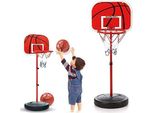 Basketballständer 63 - 150cm höhenverstellbar, Basketballkorb mit Ständer, Basketballkorb Ständer für Innen- und Außenbereich