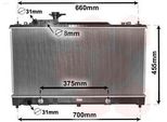 Van Wezel 27002223 - Oe LFH4 15 200A Radiatore, Raffreddamento Motore Per 6 (G)