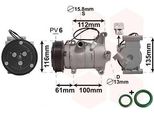 Van Wezel 2701K700 V09A Climatizzatore Compressore Climatizzatore Pag 46 R134A Per Mazda 2 Hatchback (De, DH3)