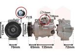 Van Wezel 3001K703 - Compressore Aria Condizionata Oe 22306311 Per Classe B (W246)