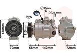 Van Wezel 3000K704 - Compressore Aria Condizionata Oe 22302911 Per Classe B (W246)