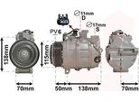 Van Wezel 3001K704 - Compressore Aria Condizionata Oe 38302060 Per Classe V (W447), Vito (W447)