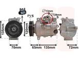Van Wezel 3001K701 - Compressore Aria Condizionata Oe 42300311 Per Classe B (W246)